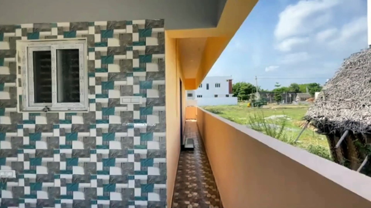 2BHK Independent Villa for Sale in Veerapandi – Compact Design, 950 sqft, DTCP Approved, Just 40 Lakhs