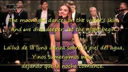 Moonlit Waves I © 2024. Menchero Aponte. Subtítulos en inglés y español.