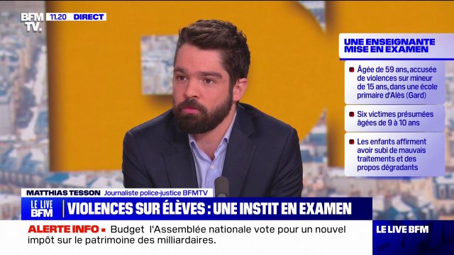Une enseignante d'une école primaire d'Alès (Gard) a été mise en examen pour violences sur mineur de moins 15 ans