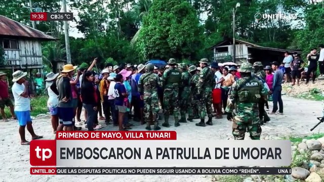 Fuerza antidrogas denuncia que dos policías fueron retenidos y golpeados en Villa Tunari tras destruir una fábrica de cocaína