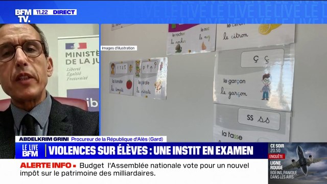 Enseignante mise en examen dans le Gard: les enfants rapportent des brimades, des propos dégradants (...) ainsi que des violences physiques , explique le procureur d'Alès