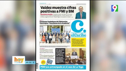 Titulares de prensa dominicana viernes 25 de octubre 2024 | Hoy Mismo