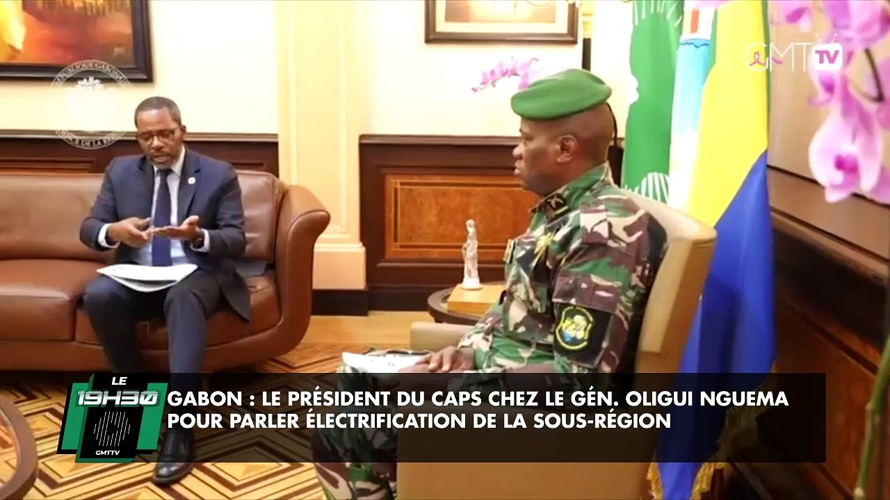 [#Reportage] Gabon : le président du CAPS chez le Gén. Oligui Nguema pour parler électrification de la sous-région