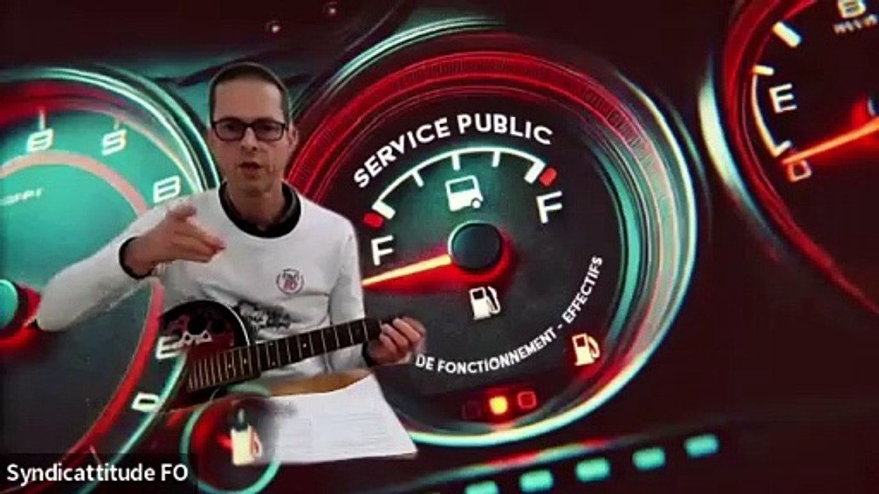 "Rallume la lumière (dans les services de l'Etat)" sur l'air de "Éteins la lumière" d'Axel Bauer