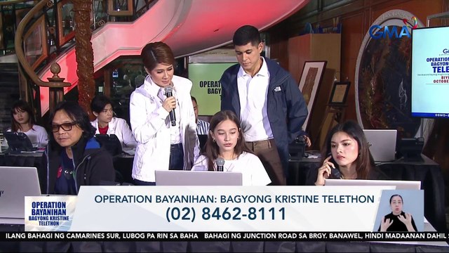 Nikki Van at Olive May, nakiisa sa GMA Operation Bayanihan: Bagyong Kristine Telethon