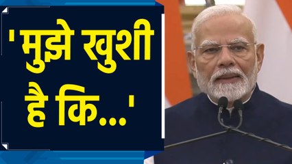 PM MODI ने संयुक्त प्रेस वार्ता में German Chancellor का किया स्वागत