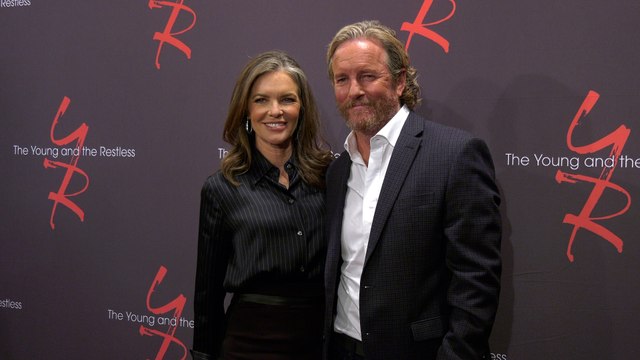 Susan Walters and Linden Ashby The Young and the Restless 13k Celebration Red Carpet