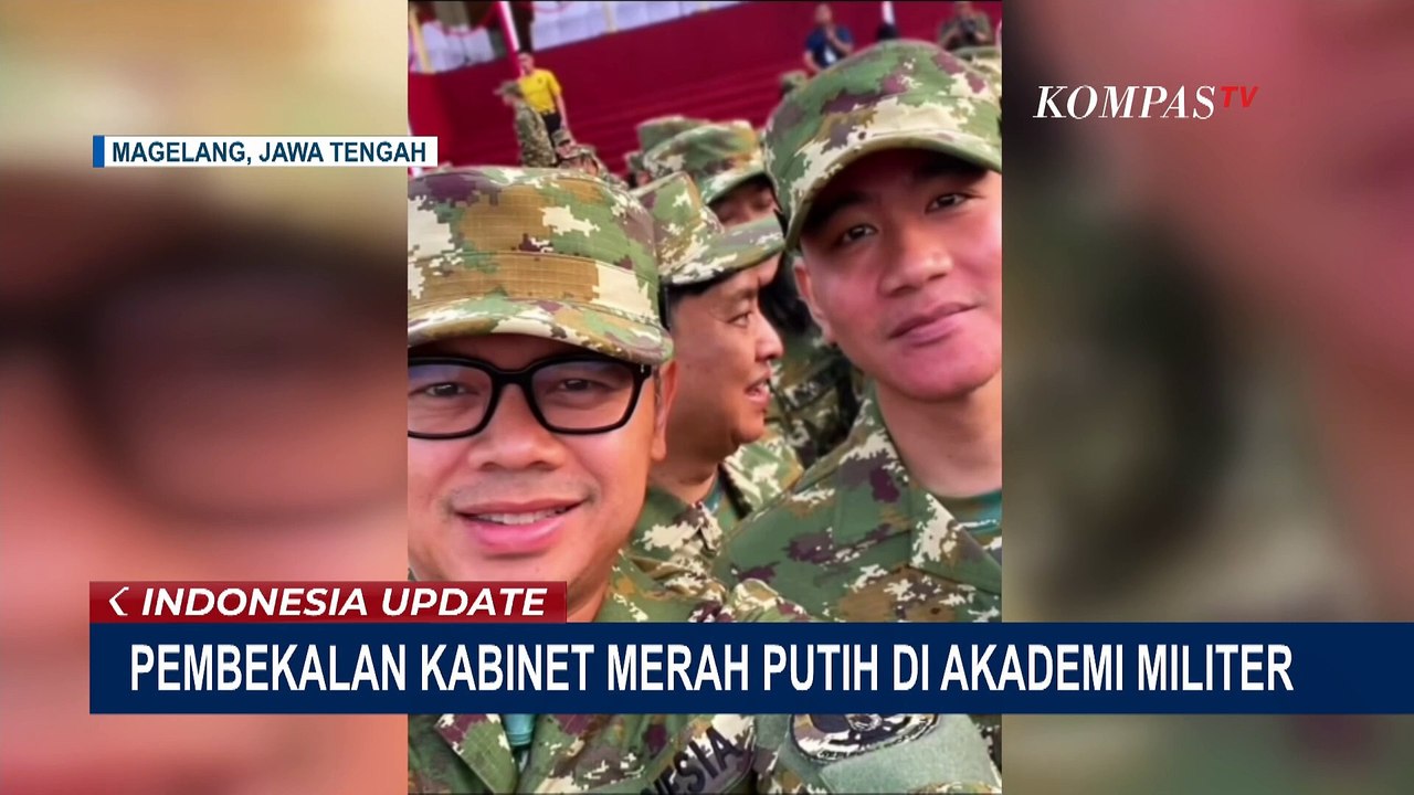 Potret Kabinet Merah Putih Pakai Baju Loreng saat Pembelakan Menteri di Akmil Magelang
