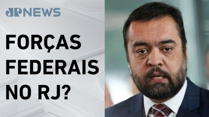 Cláudio Castro pede ajuda federal para combater violência no RJ