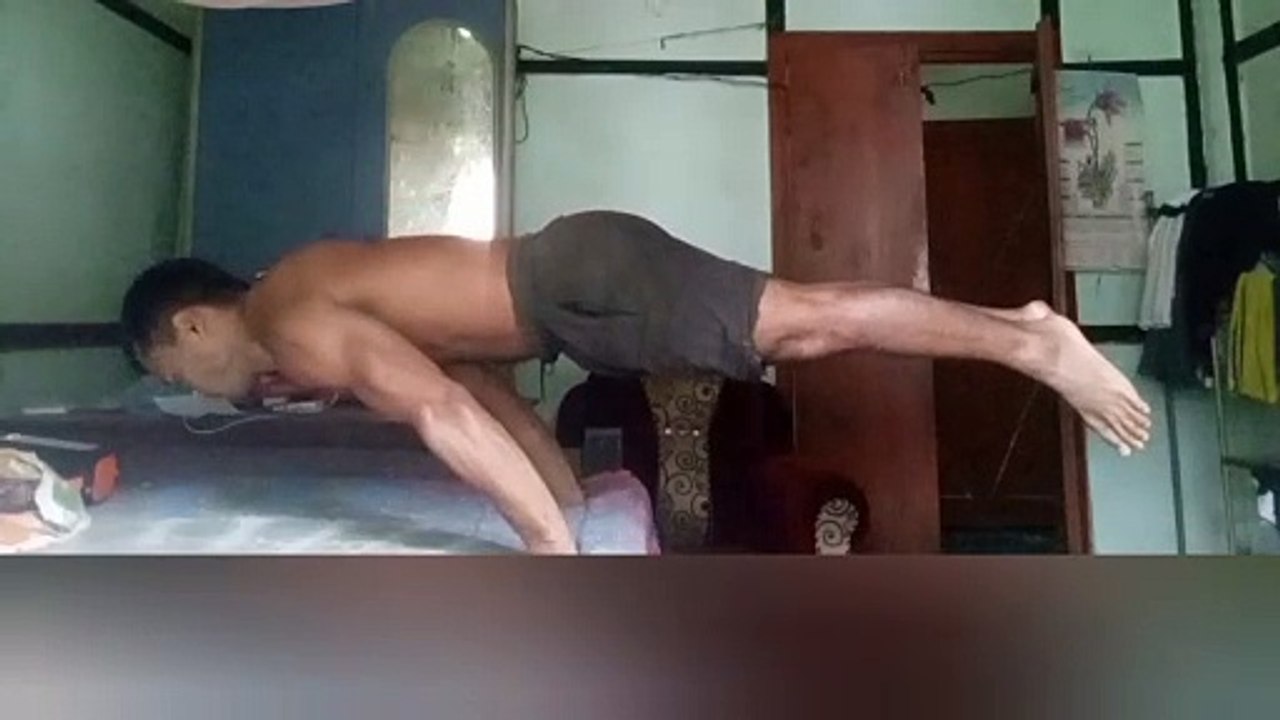 Calisthenics movement planche hold