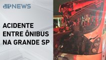 Batida entre ônibus e micro-ônibus deixa 32 feridos em Guarulhos