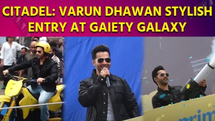 Varun Dhawan at Gaiety Galaxy for the Promotion of Citadel: Honey Bunny