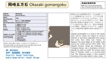 Okazaki gomangoku [Min'yō (traditional Japanese folk songs)] 岡崎五万石 (日本民謡)