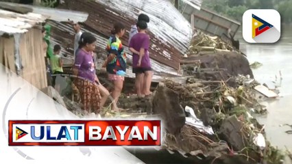 Walong bahay sa Sariaya Quezon, inanod sa ilog sa kasagsagan ng bagyong #KristinePH