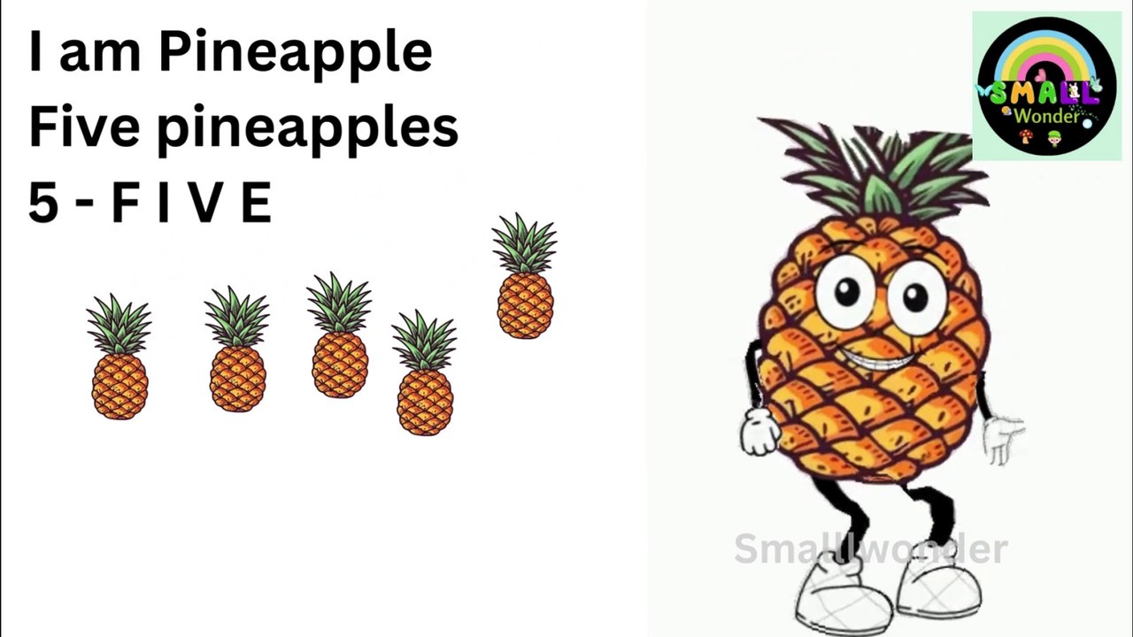 Learn names of numbers. Learn names of numbers in English. Fun learning. Smallwonder