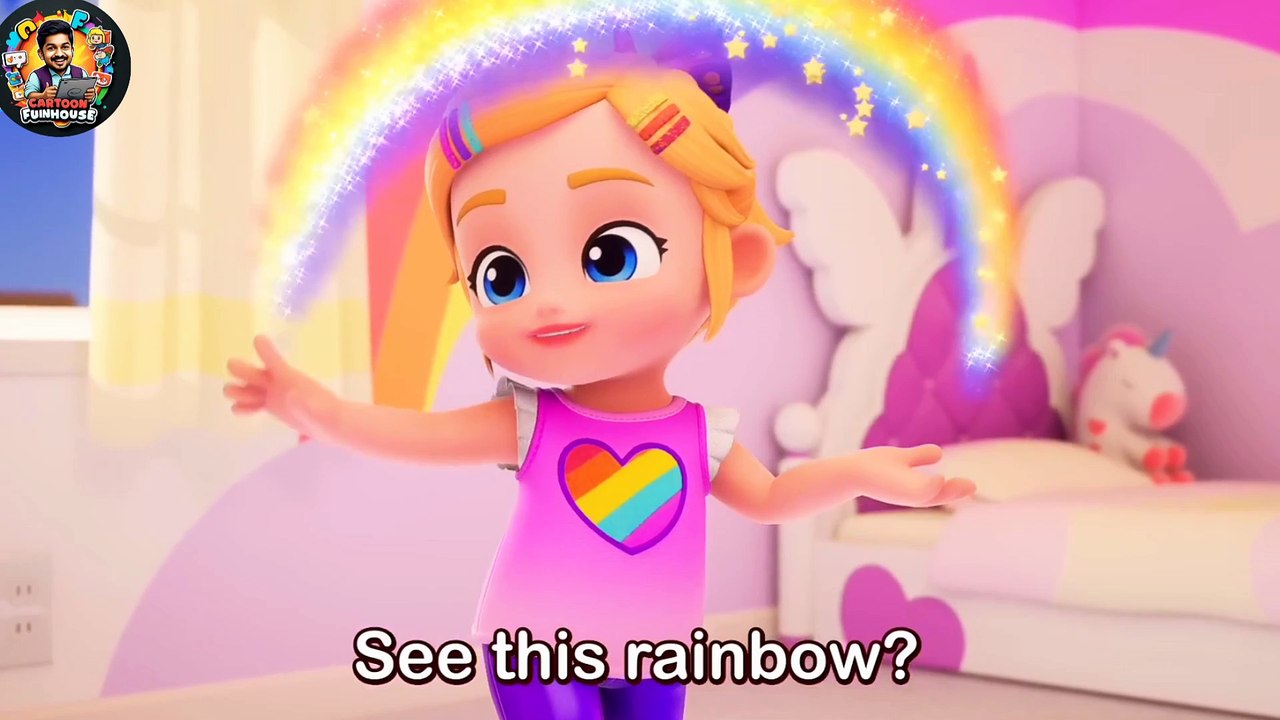 Rainbow UnicornㅣNursery Rhymes for KidsㅣDance along Bora and Baby