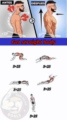 Correct posture workout at home