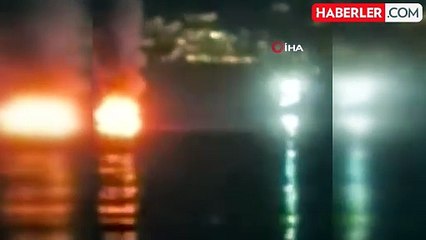 Bodrum'da Lastik Bot Patladı, Kaptan Denize Atladi