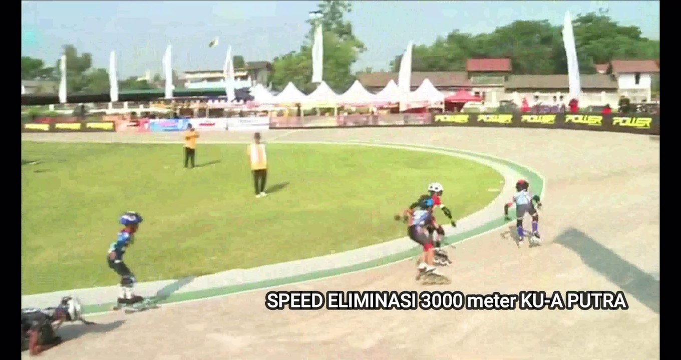 Elimination Speed ​​3000 meters Age group A Men, Indonesian National Roller Skating Championship
