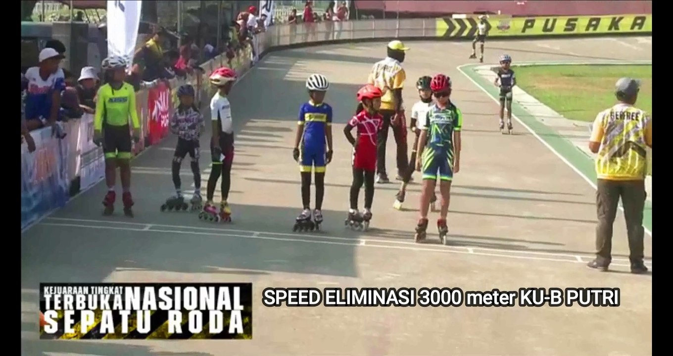 Elimination Speed ​​3000 meters Age group B Women, Indonesian National Roller Skating Championship