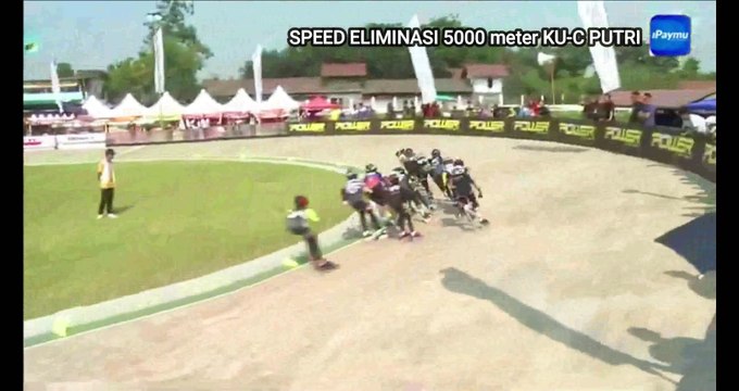 Elimination Speed ​​5000 meters Age group C Women, Indonesian National Roller Skating Championship