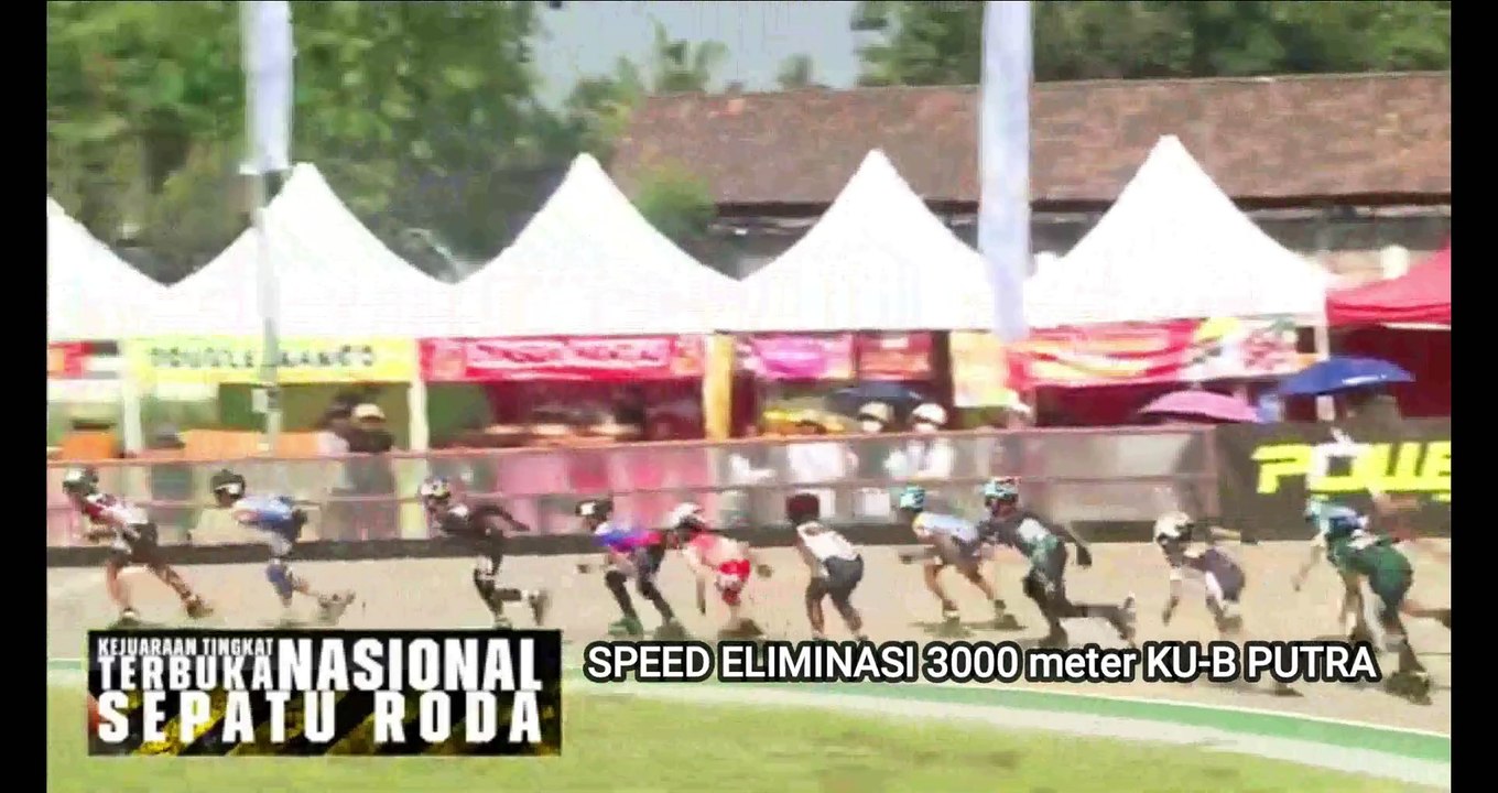 Elimination Speed ​​3000 meters Age group B Men, Indonesian National Roller Skating Championship