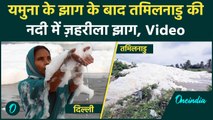 Delhi Pollution: Yamuna के बाद, Tamilnadu के Kelavarapalli बांध पर जहरीला झाग |वनइंडिया हिंदी