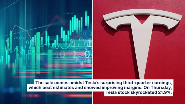 Cathie Wood's Ark Sells $22M Worth Of Tesla Shares Following Blockbuster Q3 Rally