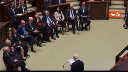 Celebrazioni De Gasperi a Montecitorio, Michele Placido legge discorso prima seduta Costituente