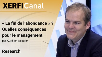 « La fin de l’abondance » ? Quelles conséquences pour le management [Aurélien Acquier]