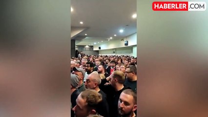 İngiliz medyası, Manchester taraftarlarının Fenerbahçe stadında sabah 2'ye kadar bekletildiğini iddia etti