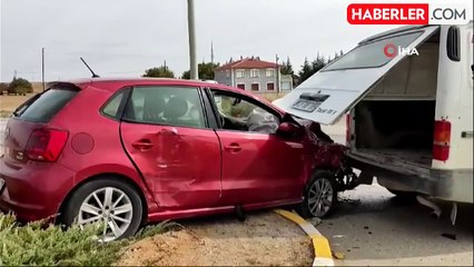 Konya'da Trafik Kazası: 2 Yaralı