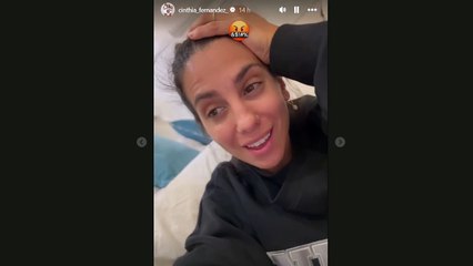Cinthia Fernández y su bronca por el percance que tuvo con su cuenta de Instagram