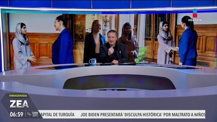 La foto de Malala Yousafzai y Claudia Sheinbaum, una imagen muy poderosa