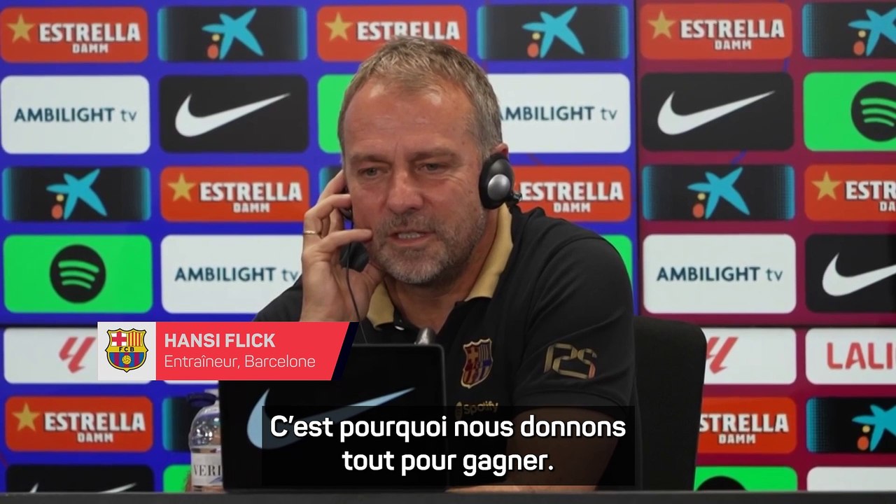 Flick sur le Clasico : "C'est pour cela que nous jouons au football"
