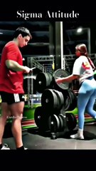 "Sigma mindset in the gym."