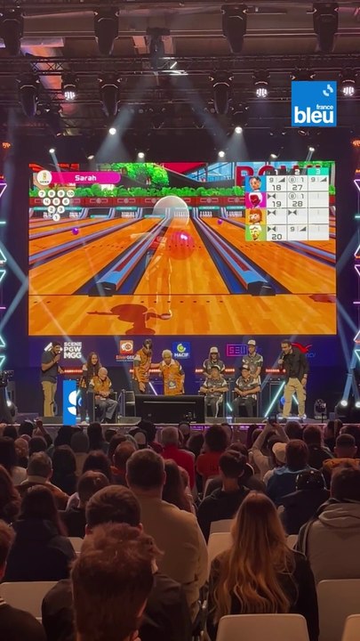 Paris Games Week : finale d'e-bowling pour les seniors