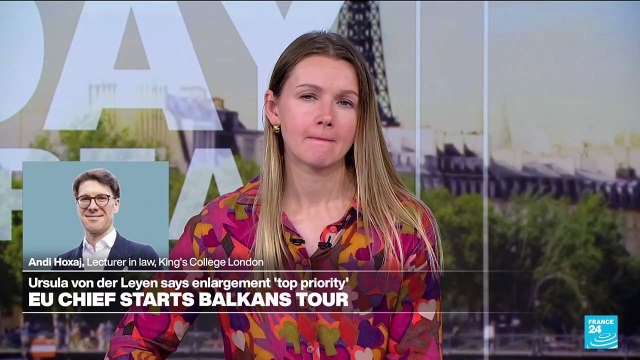 Ursula Von Der Leyen starts Balkans tour