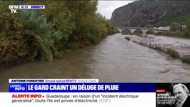 Intempéries: le Gard dans la crainte d'une montée des eaux