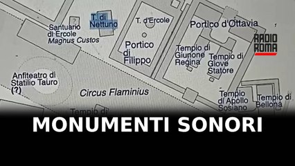 Prendono vita i monumenti sonori, dal Portico d’Ottavia