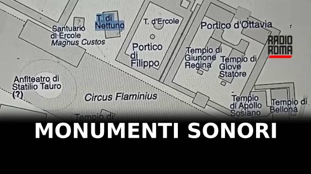 Prendono vita i monumenti sonori, dal Portico d’Ottavia