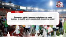 La pelouse du stade FHB envahie par des supporters ''Burkinabè