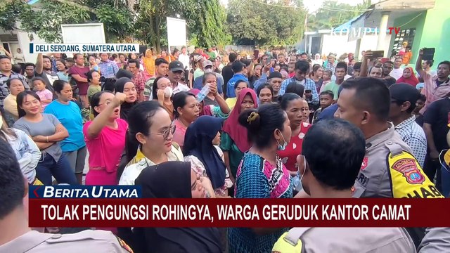 UNHCR dan Petugas Imigrasi Data 146 Pengungsi Rohingya yang Mendarat di Deli Serdang