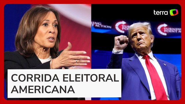 Kamala e Trump têm 'empate raro' com 48% das intenções de voto cada, diz New York Times