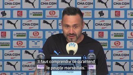 Marseille - De Zerbi : "Je ne sais pas si le PSG fait moins peur"