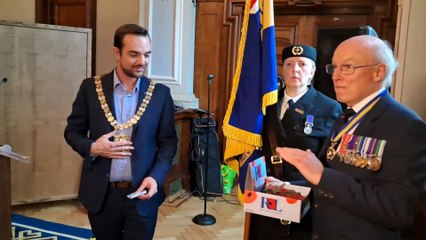 RBL poppy launch 2024 at Belfast City Hall