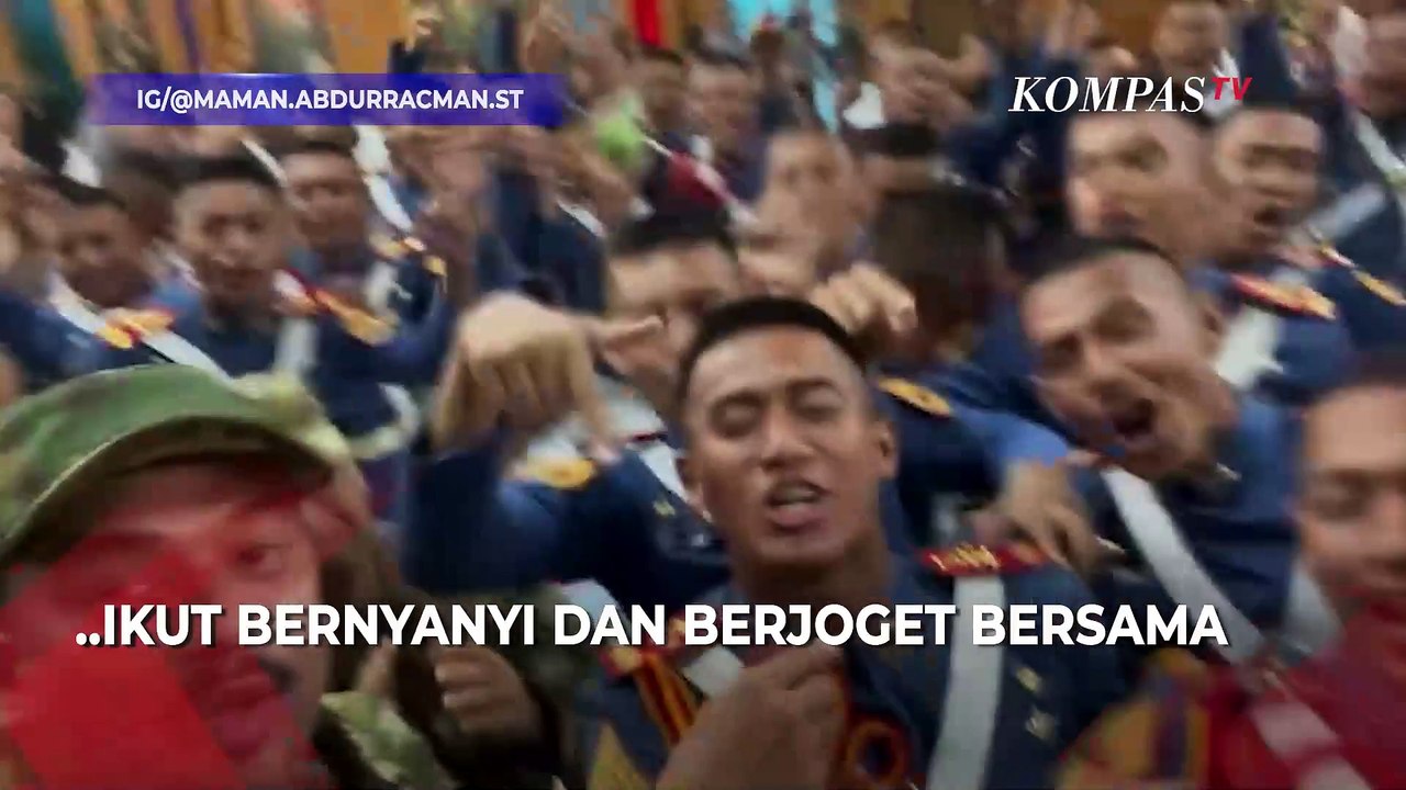 Goyang Bareng! Menteri Prabowo dan Taruna Akmil Nyanyi Koyo Jogja Istimewa Usai Makan Malam