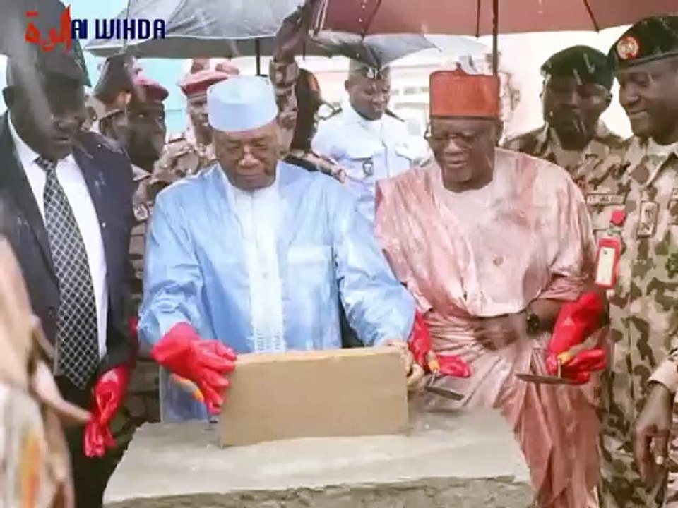 #Tchad : cérémonie de pose de la première pierre du quartier général de la Force Multinationale Mixte (FMM) à N’Djaména, ce 10 juillet 2024. C’est le Ministre d’État, Secrétaire Général de la Présidence de la République, Mahamat Ahmat Alhabo, qui a offici