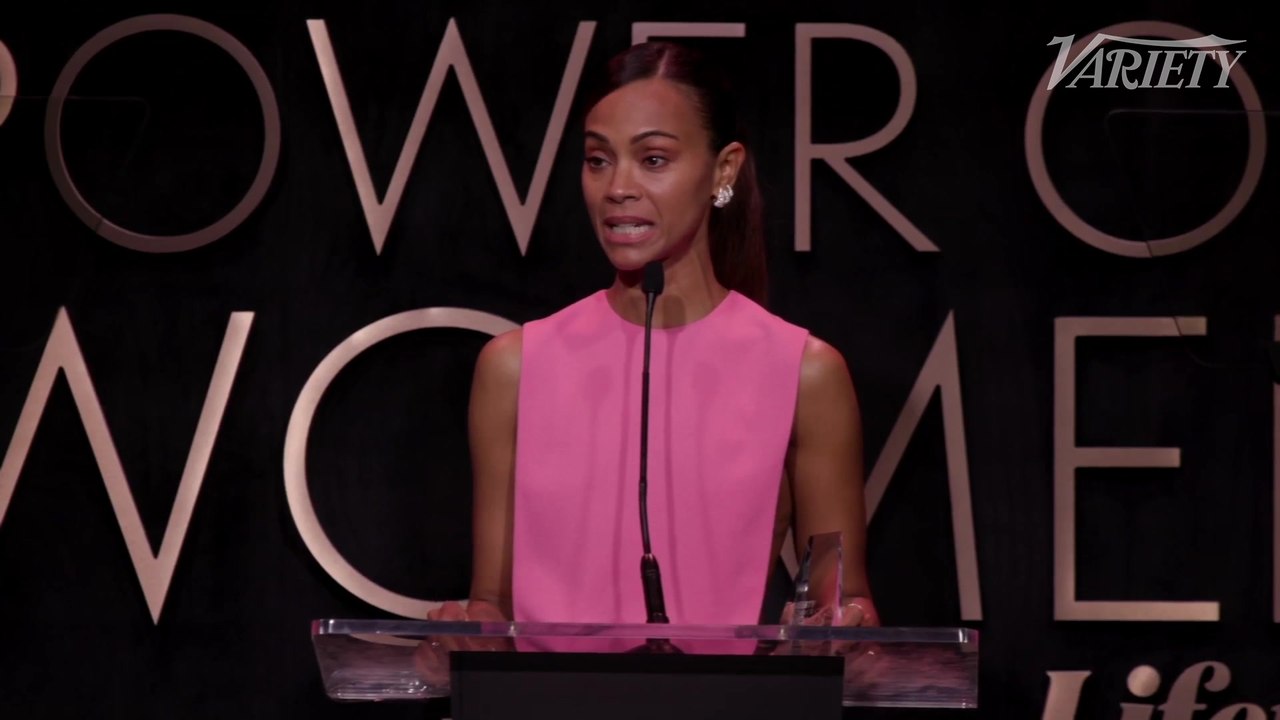 MAIN SHOW_Zoe Saldaña FULL ACCEPTANCE SPEECH