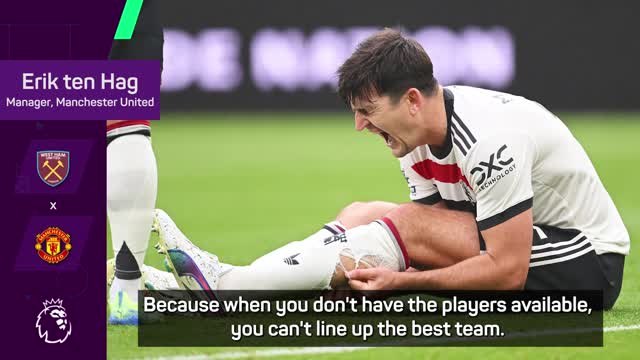 Injuries an issue Manchester United have to solve - ten Hag